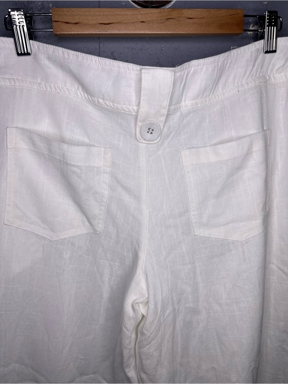 Princess Polly Pedra Linen Blend Wide Leg Pants Size 8 - Picture 9 of 10